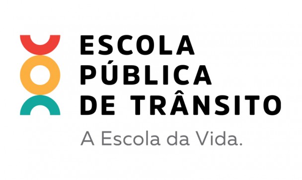 Card com o logo da Escola Pública de Trânsito do DetranRS